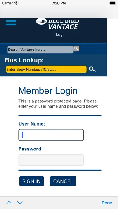 Zrzuty ekranu Blue Bird Bus Inspections