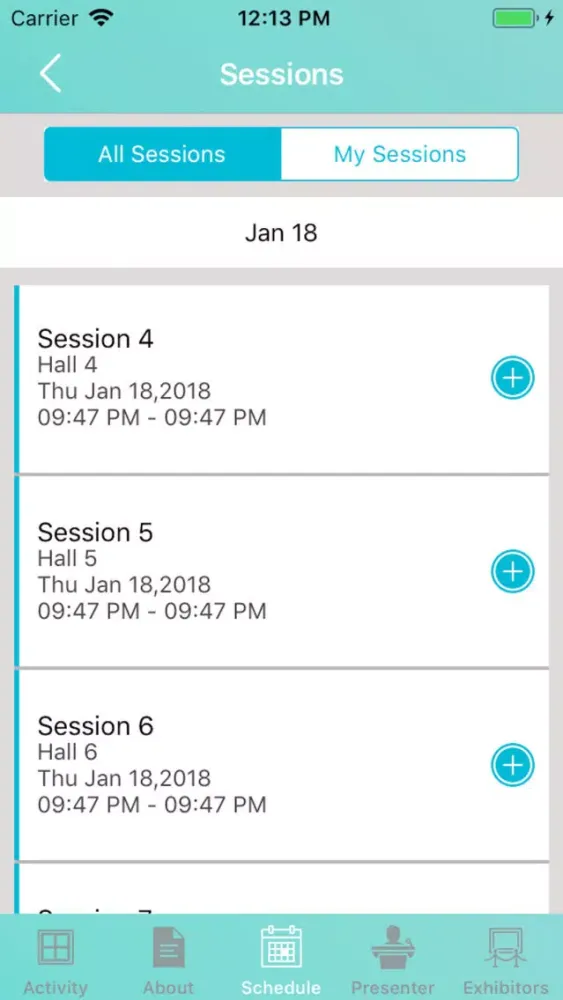 Capturas de pantalla de Eventilio