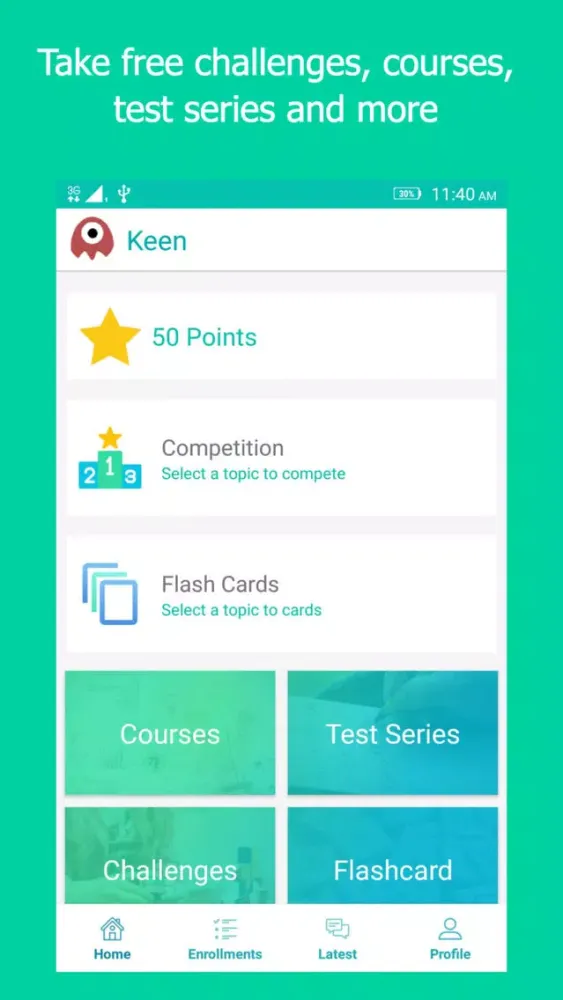 KEEN: Online test series, Quiz স্ক্রিনশট