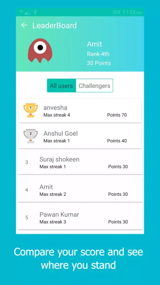 KEEN: Online test series, Quiz স্ক্রিনশট