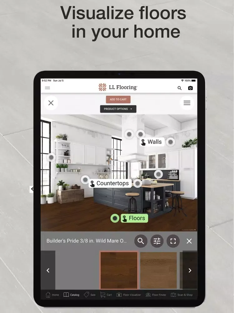 Capturas de pantalla de LL Flooring iPad 