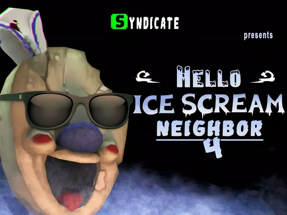 Dark Ice Scream Neighbor 4 iPad  Screenshots