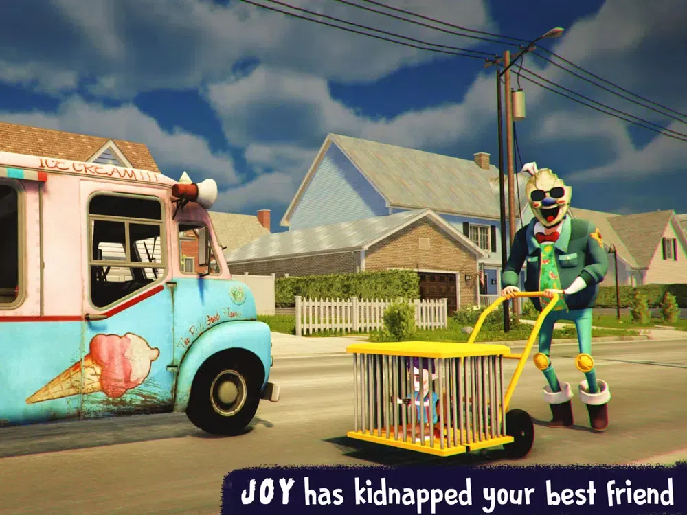 Dark Ice Scream Neighbor 4 iPad  Screenshots