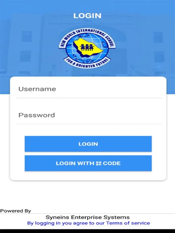 Tangkapan skrin NWIS EdConnect+ iPad 
