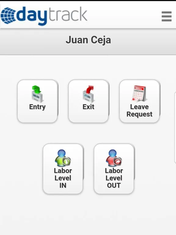 Synel DayTrack iPad Screenshots