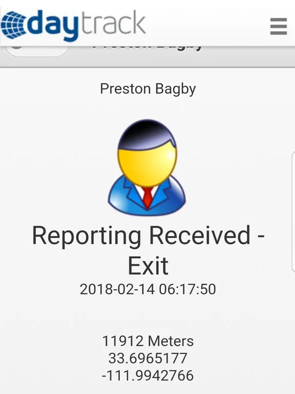 Synel DayTrack iPad Screenshots