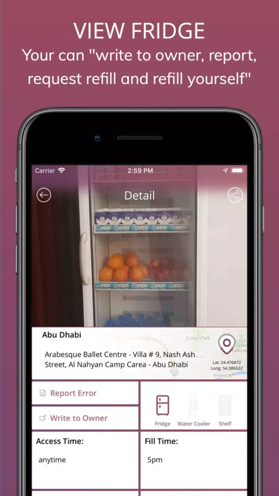 Screenshot di Community Fridge