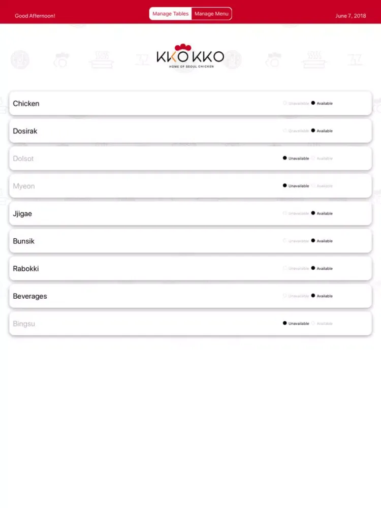 Kko Kko for Manager iPad  Screenshots