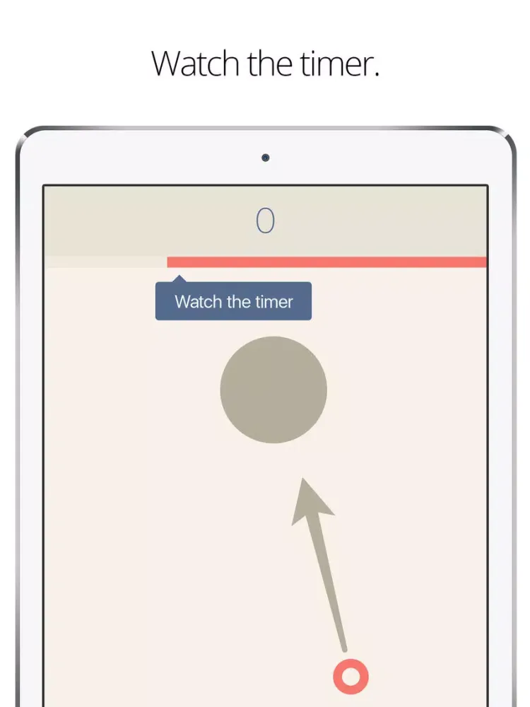 Hit the Dot - A Simple Flick the Dot Game iPad  Ekran Görüntüleri