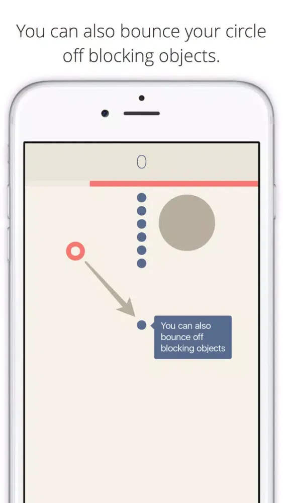 Hit the Dot - A Simple Flick the Dot Game Ekran Görüntüleri