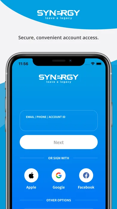 Capturas de tela do Synergy WorldWide