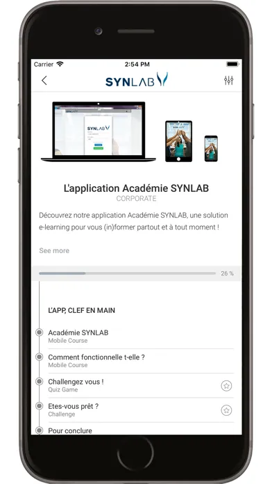 Académie SYNLAB Screenshots