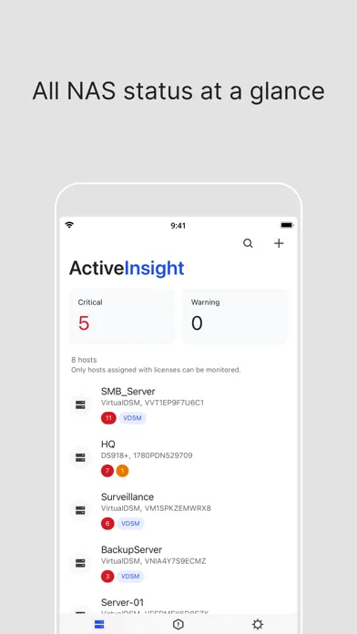 Synology Active Insight スクリーンショット