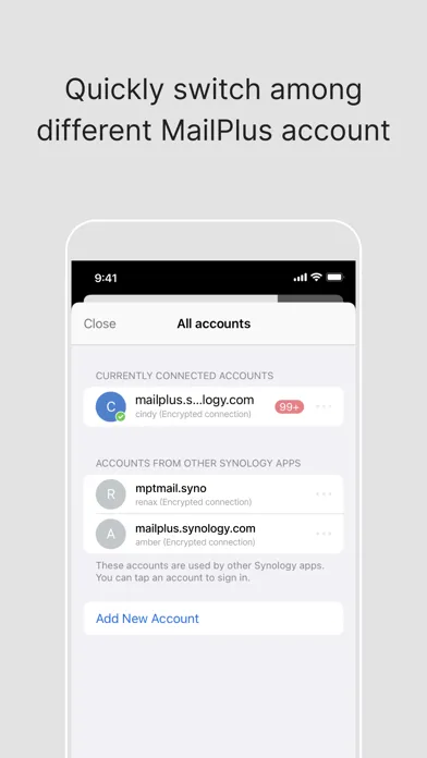 Скриншоты Synology MailPlus