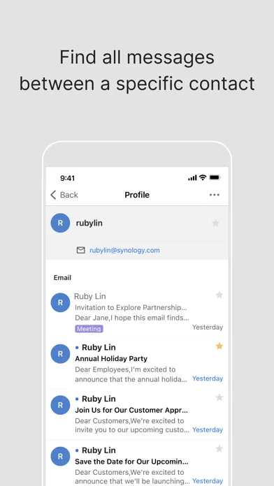 Скриншоты Synology MailPlus