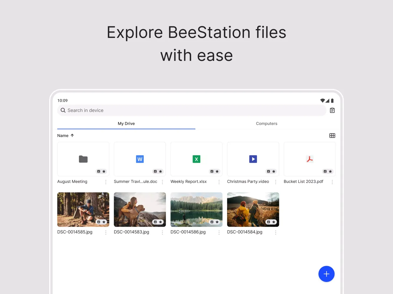 ภาพหน้าจอของ BeeFiles