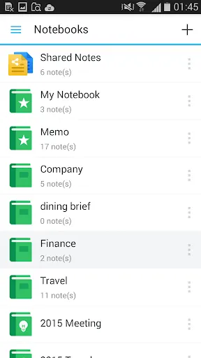 Zrzuty ekranu DS note