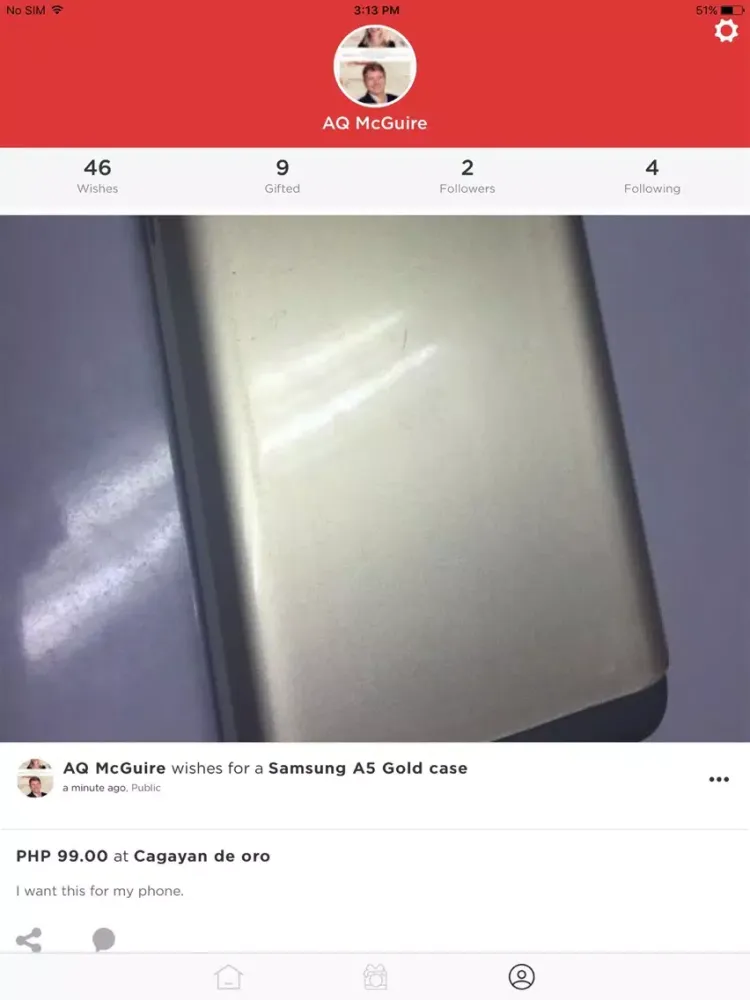 All I Want Social Wishlist iPad  स्क्रीनशॉट