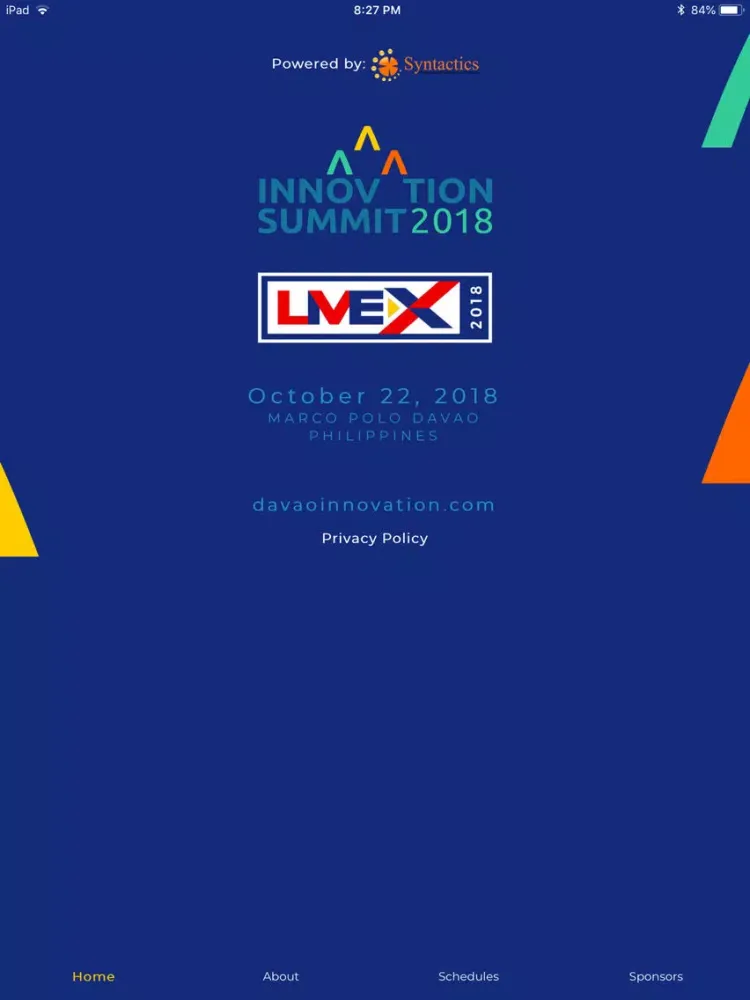 Screenshot di LIVEX 2018 iPad 