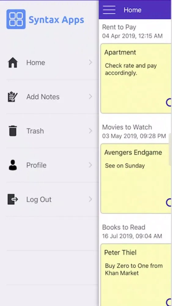Capturas de pantalla de Syntax App