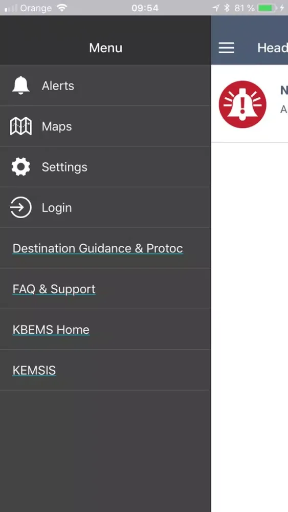 Heads Up KY EMS سکرین شاٹس