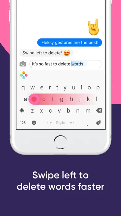 Fleksy- GIF, Web & Yelp Search 스크린샷