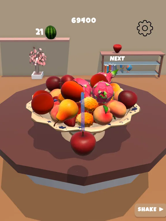 Tangkapan skrin Fruit Bowl 3D iPad 