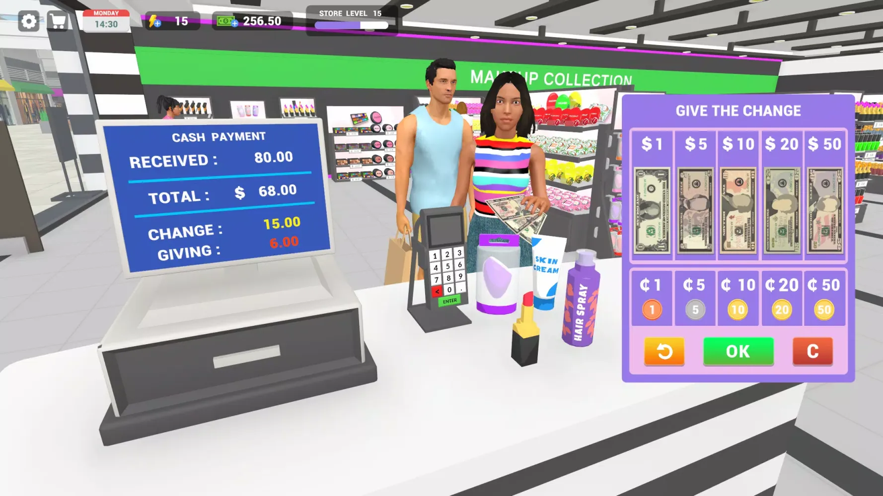 Zrzuty ekranu Makeup Store Simulator