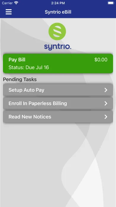 Syntrio eBill স্ক্রিনশট