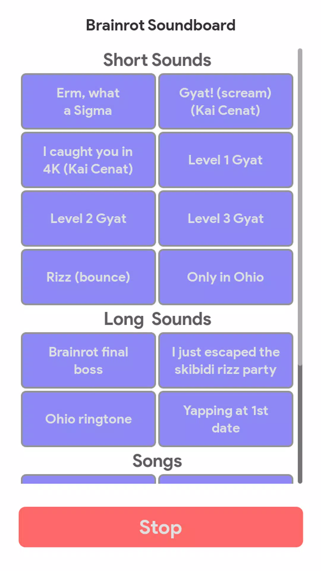 Brainrot Soundboard Screenshots1