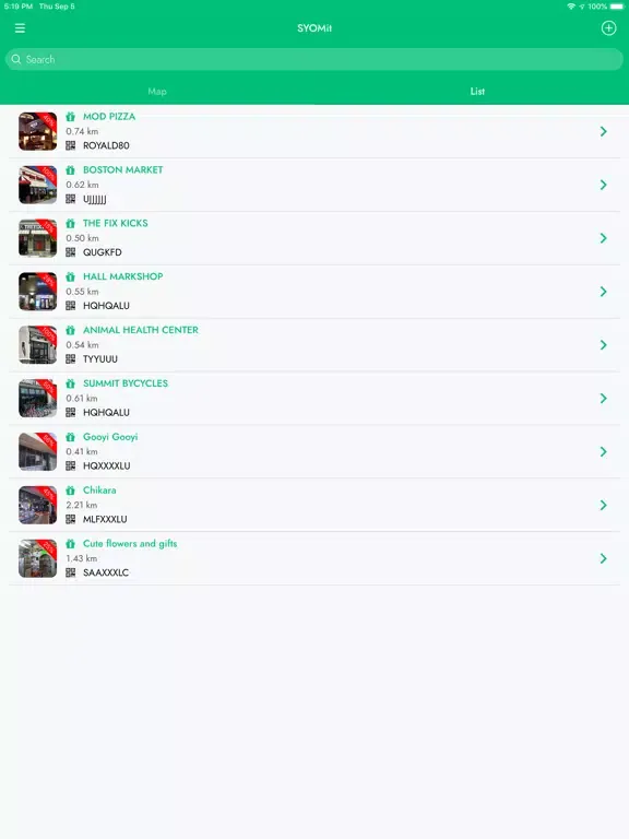 Zrzuty ekranu SYOMit For Business iPad 