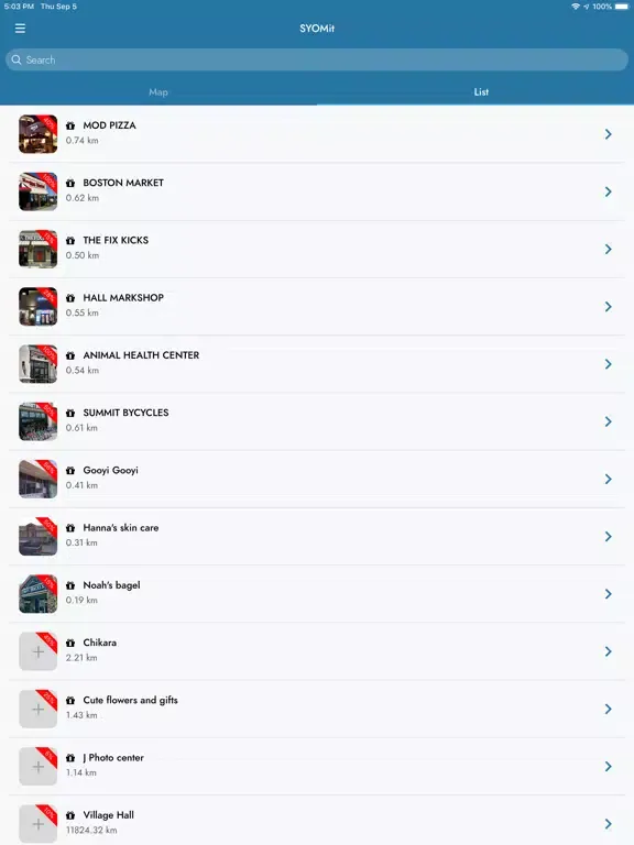 Zrzuty ekranu SYOMit - Local Deals & Coupons iPad 