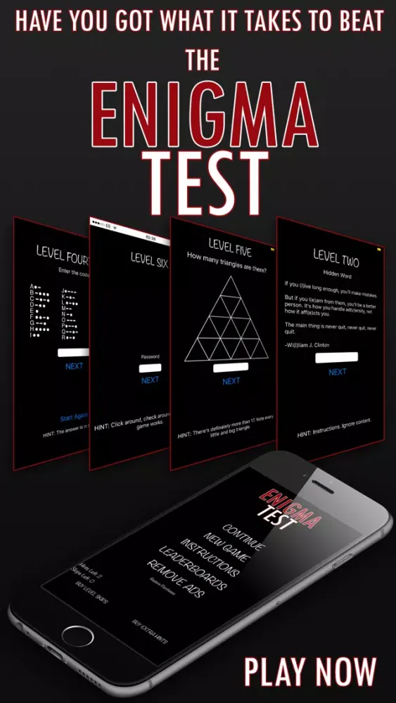 Enigma Test -Think Out The Box应用截图