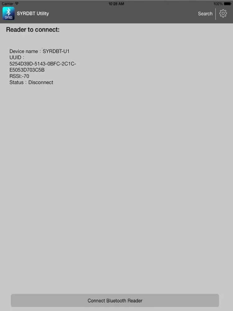 SYRDBT Utility iPad  স্ক্রিনশট