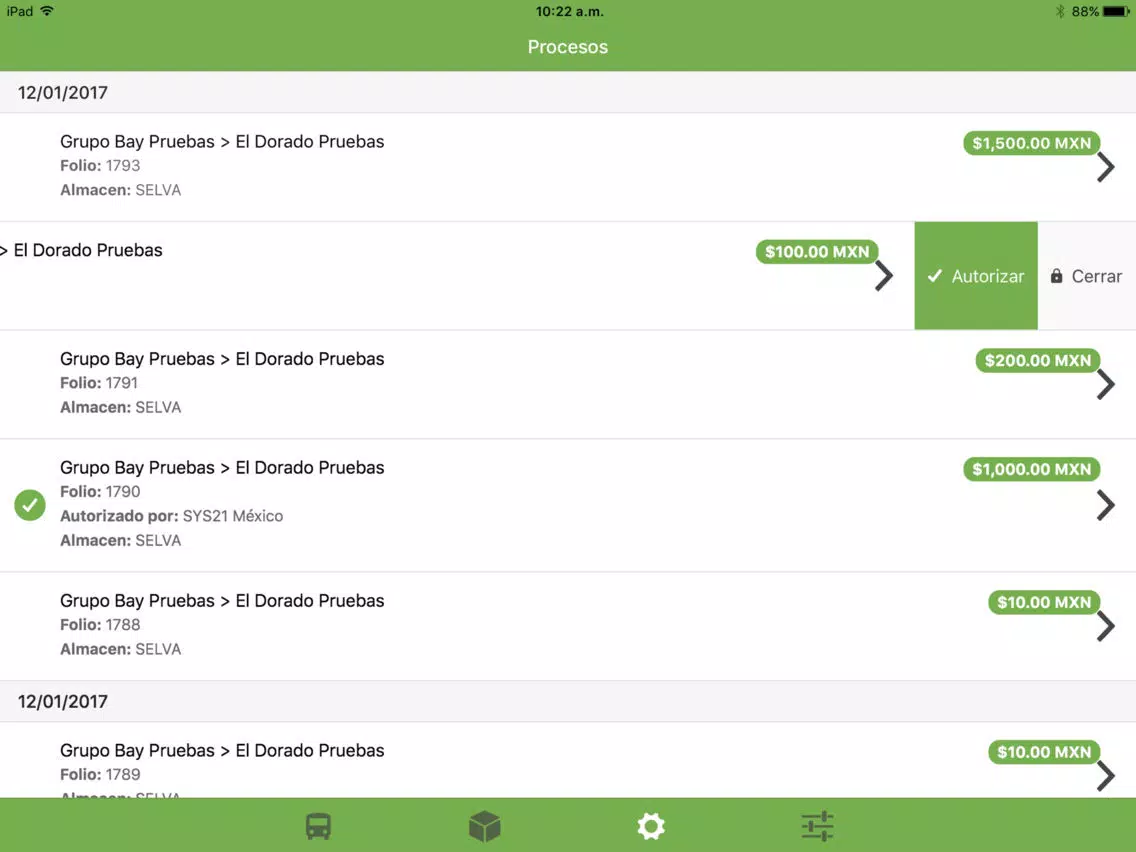 SYS21-Embarques iPad 应用截图
