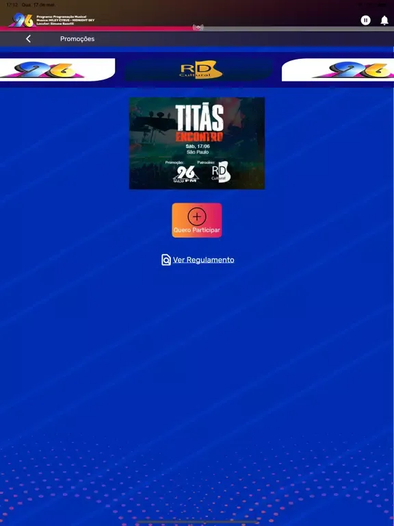 Rádio 96.9 FM Bauru iPad 应用截图