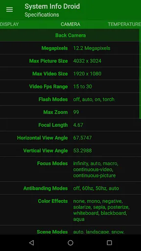 System Info Droid Screenshots