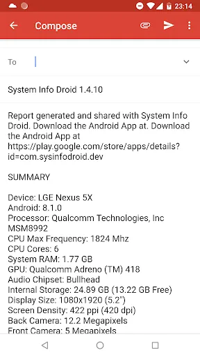System Info Droid Screenshots
