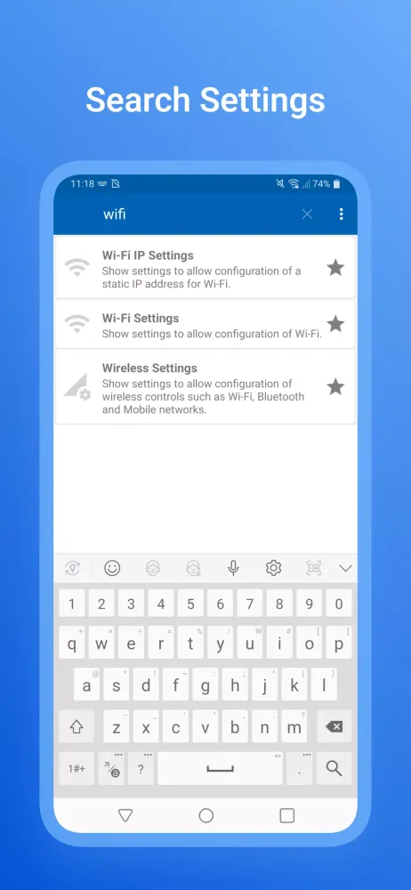 Android All Settings Screenshots