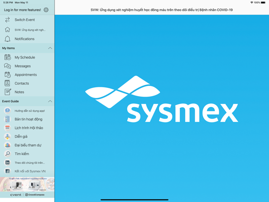 Sysmex Asia Pacific iPad  سکرین شاٹس