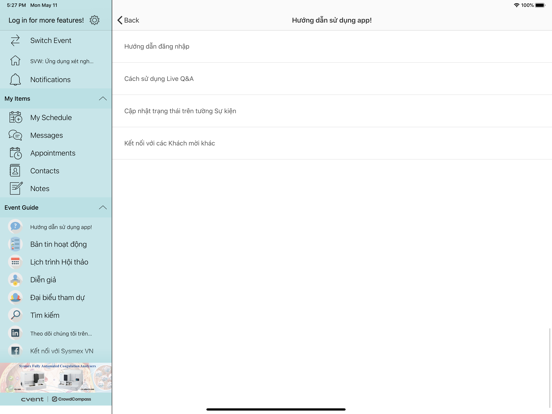 Sysmex Asia Pacific iPad  سکرین شاٹس