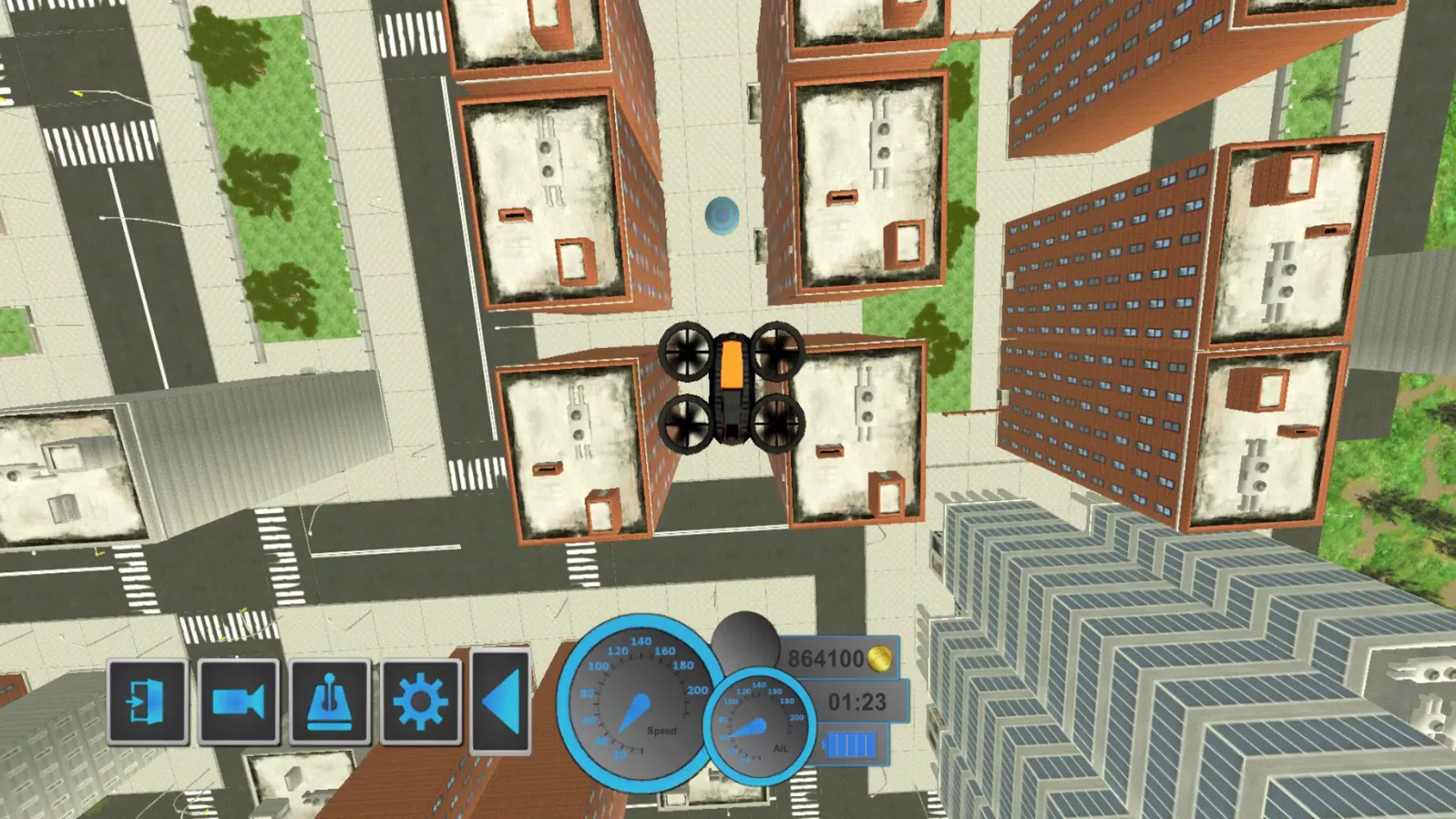 Captures d'écran de Amazing drones: racing