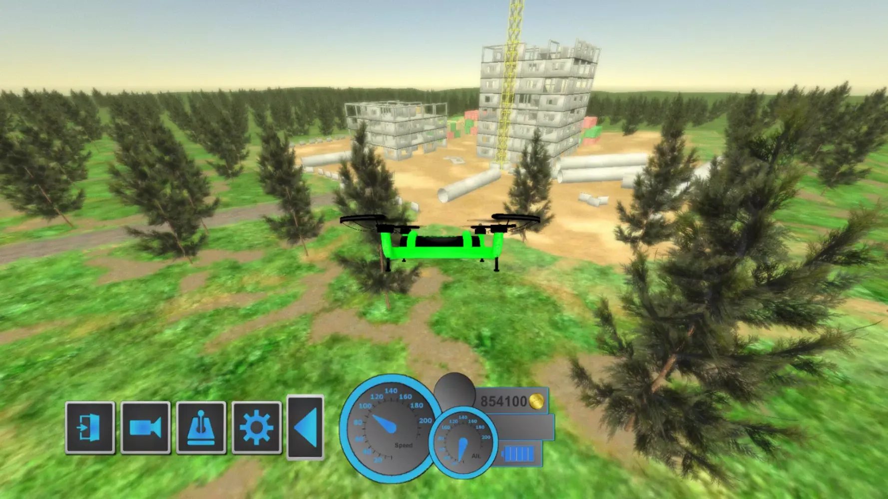 Captures d'écran de Amazing drones: racing
