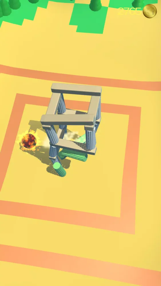 Hit the brick: catapult game Screenshots