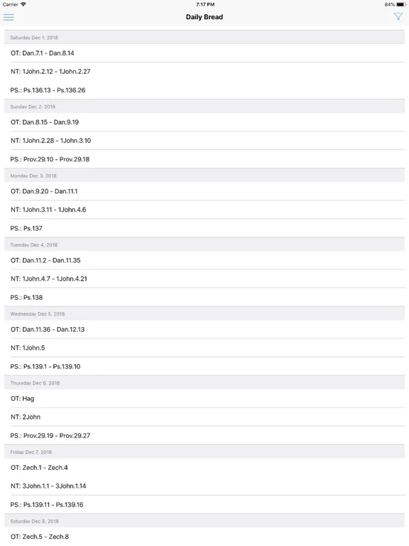 Capturas de pantalla de MultiVersion Bible (Offline) iPad 