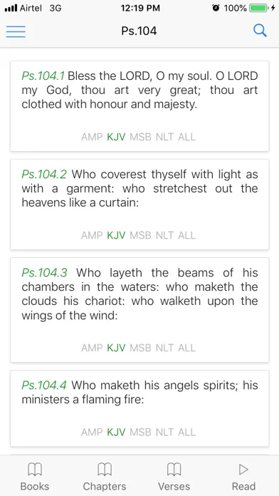 Capturas de pantalla de MultiVersion Bible (Offline)