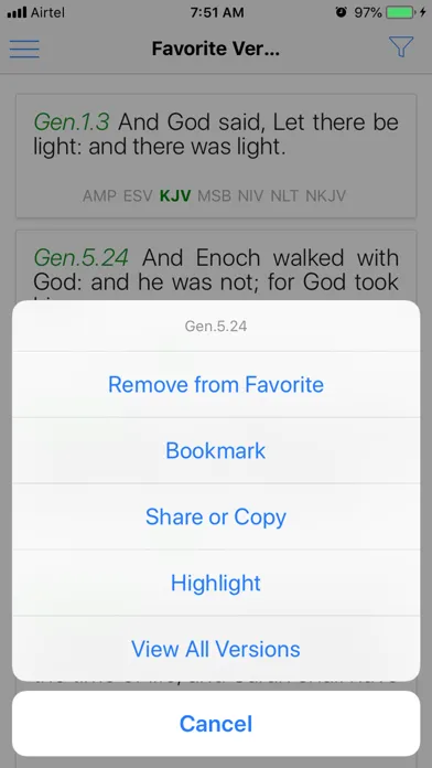 Capturas de pantalla de MultiVersion Bible (Offline)