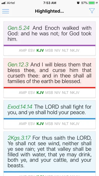 Capturas de pantalla de MultiVersion Bible (Offline)