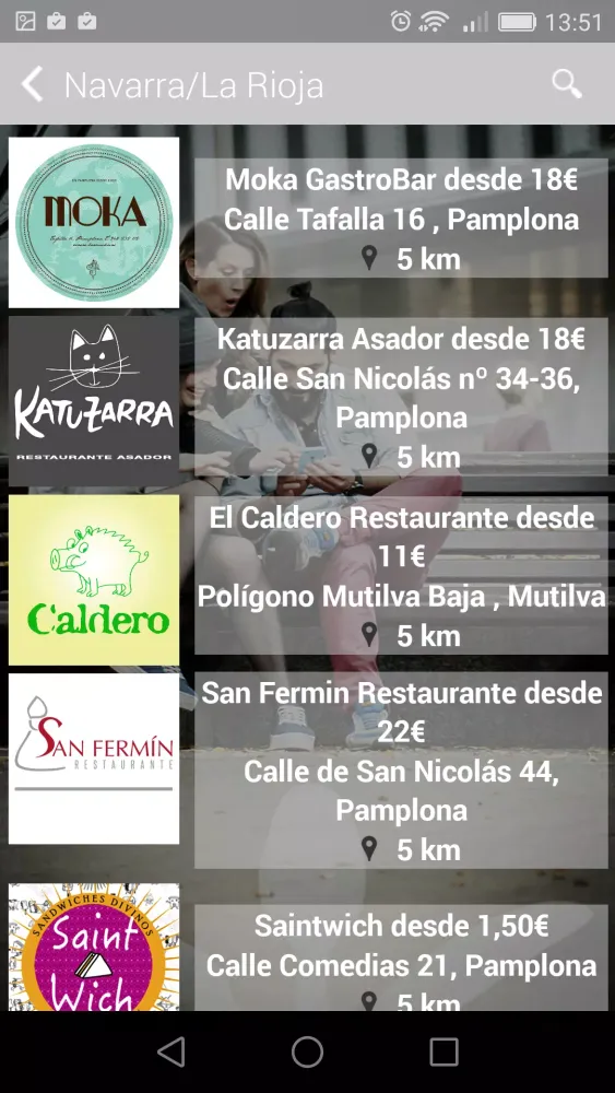 Menú Diario Ekran Görüntüleri