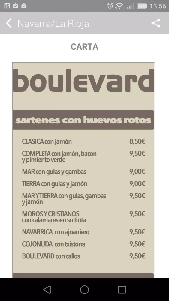 Menú Diario Ekran Görüntüleri
